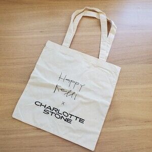 NEW Charlotte Stone Canvas Tote Bag